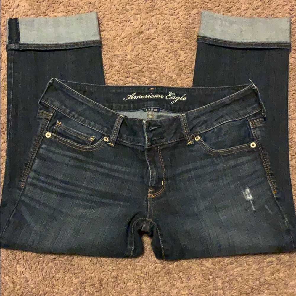 American Eagle cropped jeans